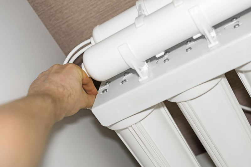 Water Softening System in Use